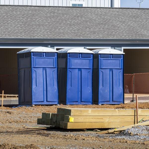 Heavy-duty construction site porta potty in Covington, Georgia