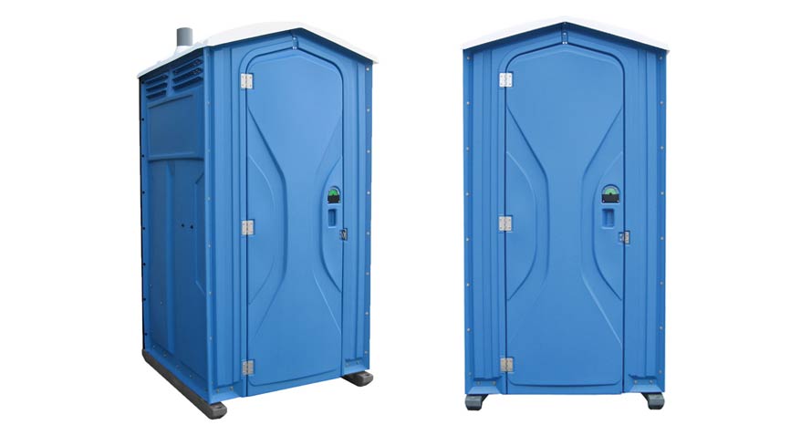 Long-term porta potty units on site in Covington, Georgia